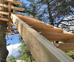 tree tent in Campsite La Cabane Hautes Alpes